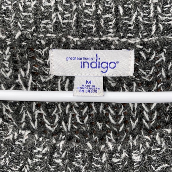 Great Northwest Indigo Ombré Knit Sweater Tunic - Picture 3 of 7